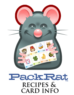 Packrat Recipes and Card Info Wiki